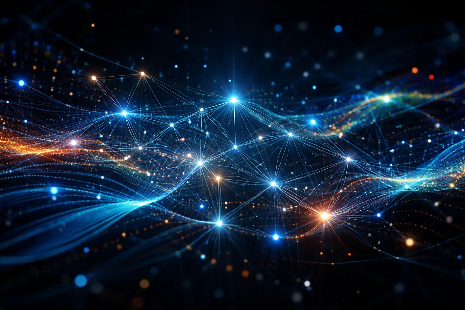 abstract AI algorithm neural network visualizing data-driven perfume personalization and scent prediction