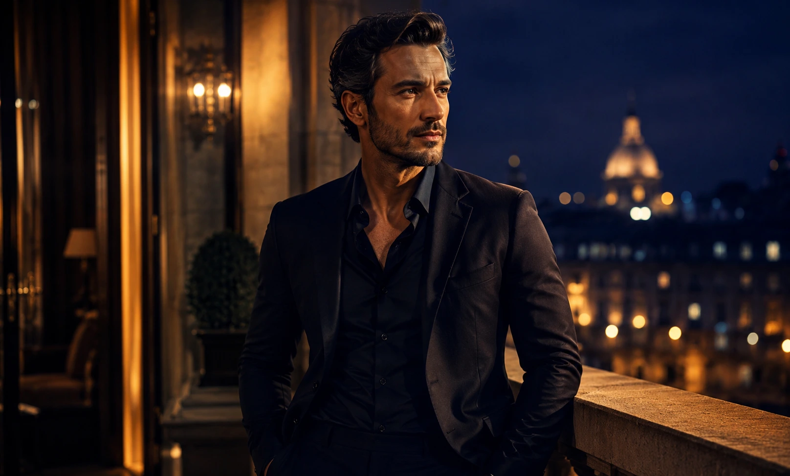 Dior Sauvage Parfum review mood showing a smooth warm refined masculine fragrance for elegant evening wear