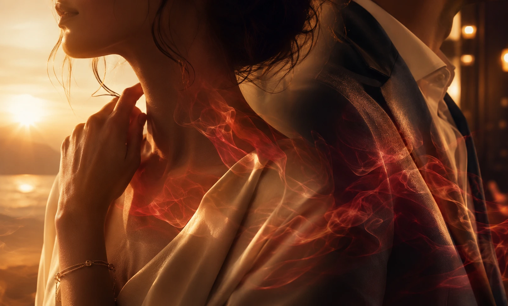Baccarat Rouge 540 scent lingering on skin and elegant clothing