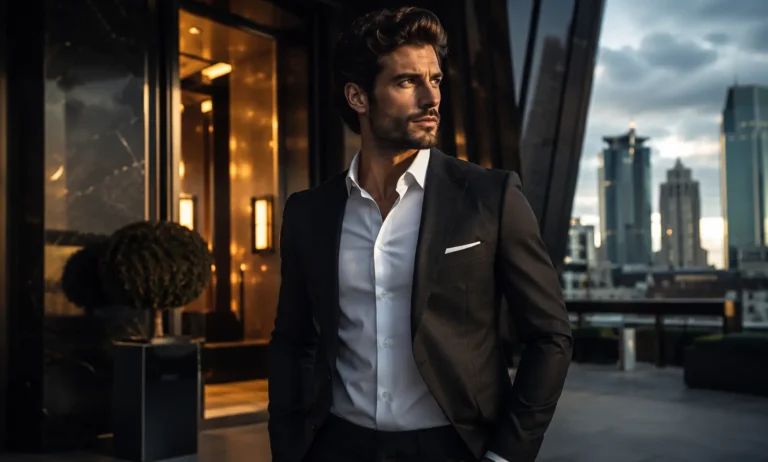 Best Creed Aventus alternatives represented by a confident stylish man in a luxury urban setting, reflecting modern elegance, expensive taste, and masculine fragrance style