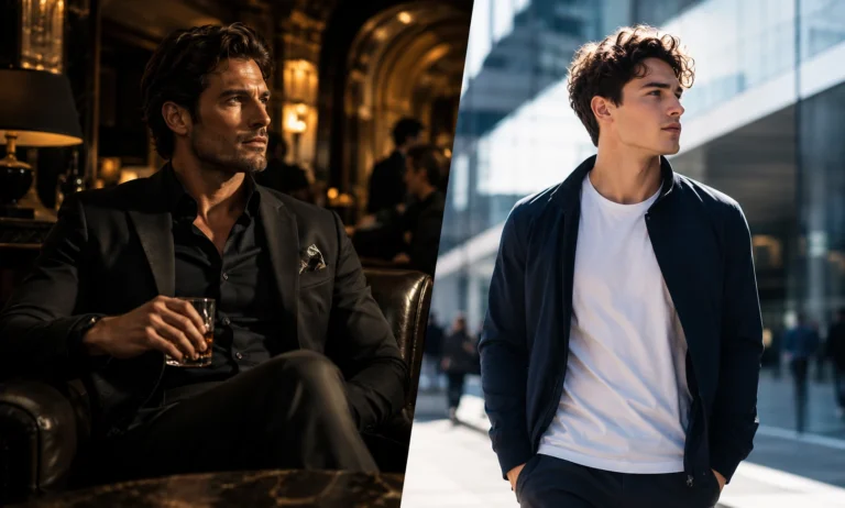 Creed Aventus vs YSL Y EDP fragrance comparison showing luxury, maturity, modern freshness, and masculine style