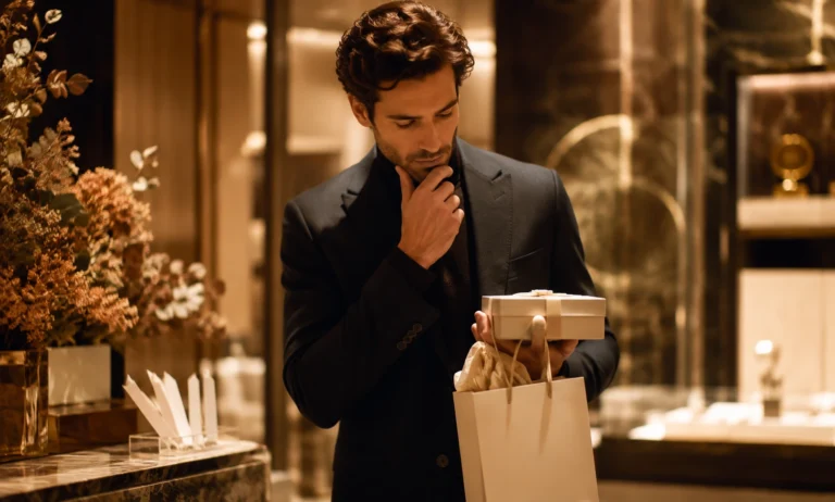 Thoughtful luxury fragrance shopper deciding whether Baccarat Rouge 540 is a safe blind buy